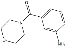 3-(morpholin-4-ylcarbonyl)aniline Struktur