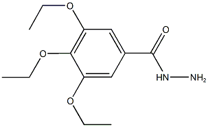 3,4,5-Triethoxy-benzoic acid hydrazide Struktur