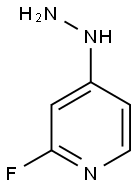 2-fluoro-4-hydrazinylpyridine Struktur