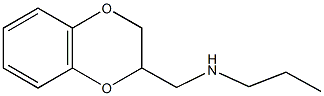 (2,3-dihydro-1,4-benzodioxin-2-ylmethyl)(propyl)amine Struktur