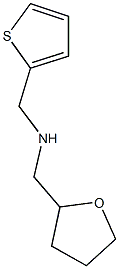 (oxolan-2-ylmethyl)(thiophen-2-ylmethyl)amine Struktur