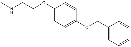 {2-[4-(benzyloxy)phenoxy]ethyl}(methyl)amine Struktur