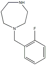 1-[(2-fluorophenyl)methyl]-1,4-diazepane Struktur