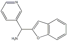 1-benzofuran-2-yl(pyridin-3-yl)methanamine Struktur