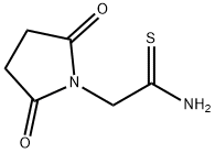 2-(2,5-dioxopyrrolidin-1-yl)ethanethioamide Struktur