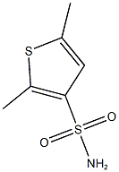 2,5-dimethylthiophene-3-sulfonamide Struktur