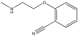 2-[2-(methylamino)ethoxy]benzonitrile Struktur