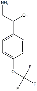 2-amino-1-[4-(trifluoromethoxy)phenyl]ethan-1-ol Struktur