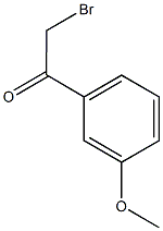 2-bromo-1-(3-methoxyphenyl)ethan-1-one Struktur