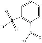 2-nitrobenzene-1-sulfonyl chloride Struktur