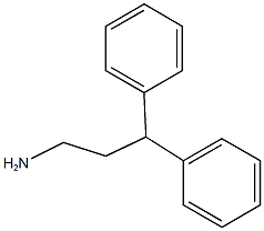 3,3-diphenylpropan-1-amine Struktur