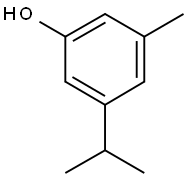 3-methyl-5-(propan-2-yl)phenol Struktur