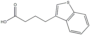 4-(1-benzothiophen-3-yl)butanoic acid Struktur