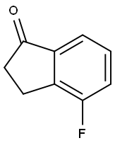 4-fluoro-2,3-dihydro-1H-inden-1-one Struktur