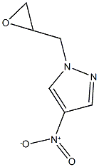 4-nitro-1-(oxiran-2-ylmethyl)-1H-pyrazole Struktur