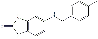 5-{[(4-methylphenyl)methyl]amino}-2,3-dihydro-1H-1,3-benzodiazol-2-one Struktur