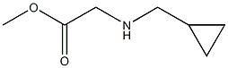 methyl 2-[(cyclopropylmethyl)amino]acetate Struktur