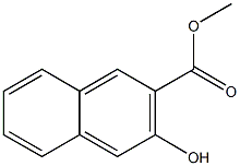 methyl 3-hydroxynaphthalene-2-carboxylate Struktur