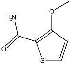 3-Methoxythiophene-2-carboxamide Struktur