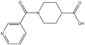 1-(3-Pyridinylcarbonyl)-4-piperidine-carboxylic acid Struktur