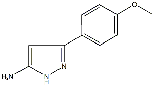 5-Amino-3-(4-methoxyphenyl)-1H-pyrazole Struktur