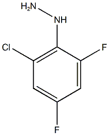 (2-Chloro-4,6-difluoro-phenyl)-hydrazine Struktur