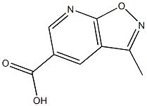 3-METHYLISOXAZOLO[5,4-B]PYRIDINE-5-CARBOXYLIC ACID Struktur