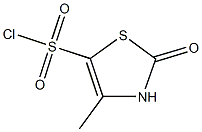 4-METHYL-2-OXO-2,3-DIHYDRO-1,3-THIAZOLE-5-SULFONYL CHLORIDE Struktur