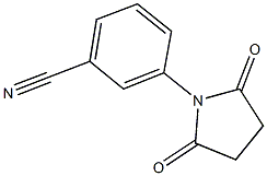 3-(2,5-DIOXOPYRROLIDIN-1-YL)BENZONITRILE Struktur