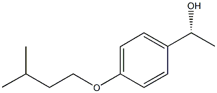 (1R)-1-[4-(3-METHYLBUTOXY)PHENYL]ETHANOL Struktur