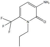 3-amino-1-propyl-6-(trifluoromethyl)pyridin-2(1H)-one Struktur