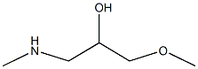 (2-hydroxy-3-methoxypropyl)(methyl)amine Struktur