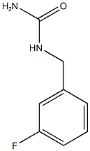 [(3-fluorophenyl)methyl]urea Struktur