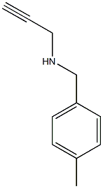 [(4-methylphenyl)methyl](prop-2-yn-1-yl)amine Struktur