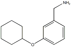 [3-(cyclohexyloxy)phenyl]methanamine Struktur