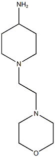 1-[2-(morpholin-4-yl)ethyl]piperidin-4-amine Struktur