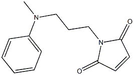 1-{3-[methyl(phenyl)amino]propyl}-2,5-dihydro-1H-pyrrole-2,5-dione Struktur