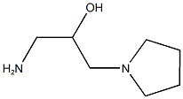 1-amino-3-pyrrolidin-1-ylpropan-2-ol Struktur