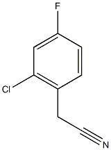 2-(2-chloro-4-fluorophenyl)acetonitrile Struktur