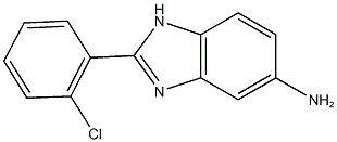 2-(2-chlorophenyl)-1H-1,3-benzodiazol-5-amine Struktur