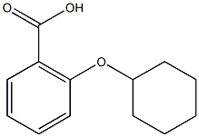 2-(cyclohexyloxy)benzoic acid Struktur