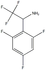 2,2,2-trifluoro-1-(2,4,6-trifluorophenyl)ethan-1-amine Struktur