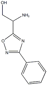 2-amino-2-(3-phenyl-1,2,4-oxadiazol-5-yl)ethan-1-ol Struktur