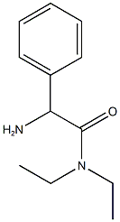 2-amino-N,N-diethyl-2-phenylacetamide Struktur