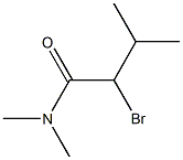 2-bromo-N,N,3-trimethylbutanamide Struktur