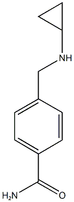 4-[(cyclopropylamino)methyl]benzamide Struktur