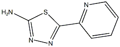 5-(pyridin-2-yl)-1,3,4-thiadiazol-2-amine Struktur