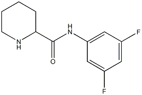 N-(3,5-difluorophenyl)piperidine-2-carboxamide Struktur