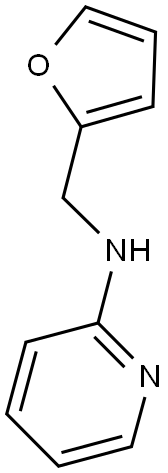 N-(furan-2-ylmethyl)pyridin-2-amine Struktur