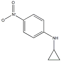 N-cyclopropyl-4-nitroaniline Struktur